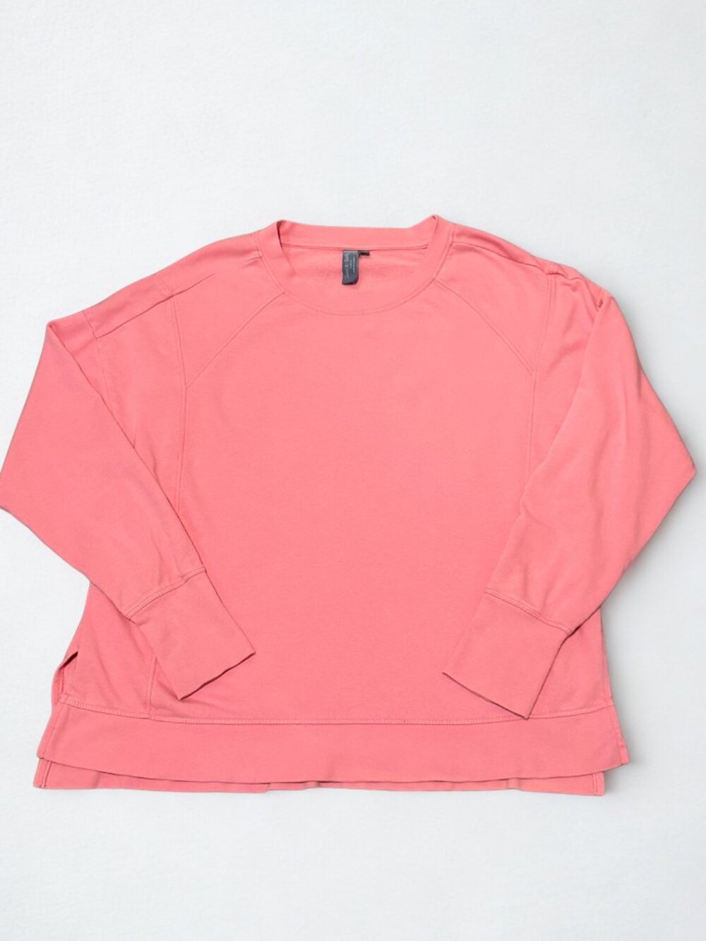 Sweaty Betty Pink French Terry Sweatshirt Thumb Holes M